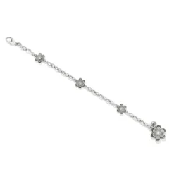 Brighton Metal Petal Bracelet Silver Clearance