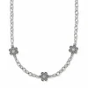 Brighton Metal Petal Short Necklace Silver Best