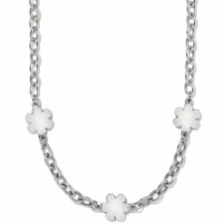 Brighton Metal Petal Short Necklace Silver Best