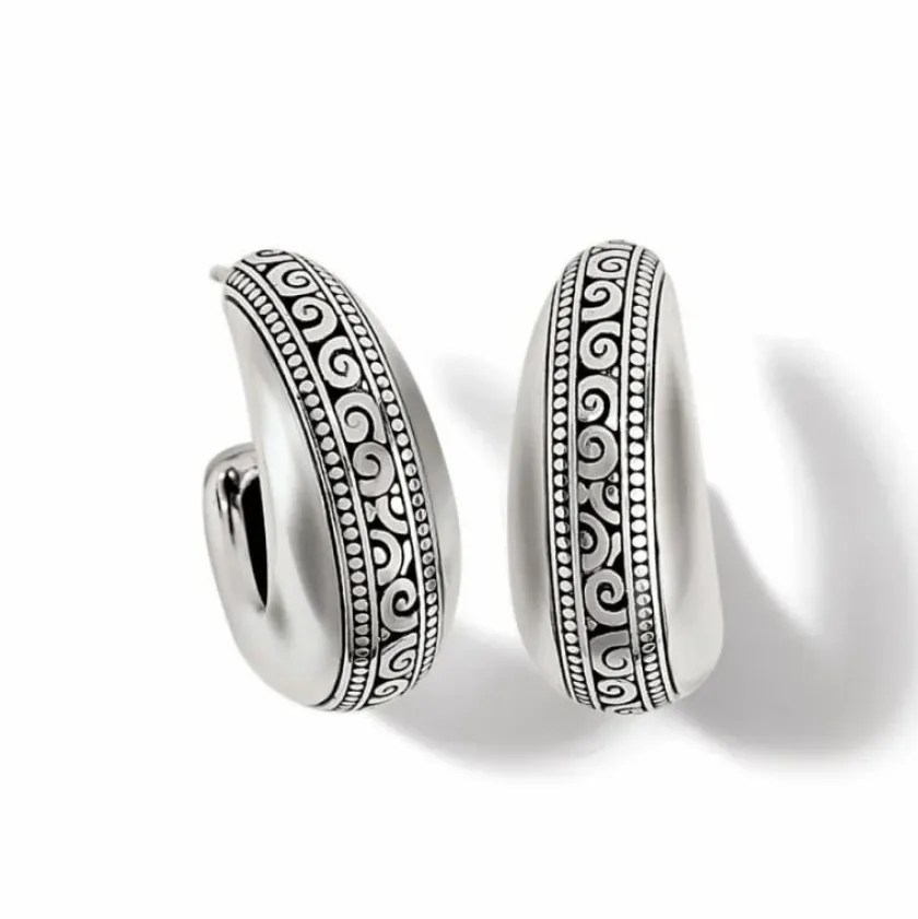 Brighton Mingle Adore Hoop Earrings Silver Sale