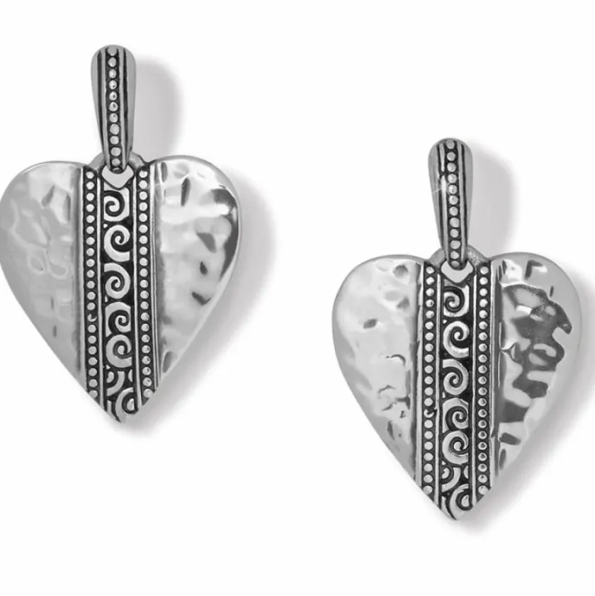 Brighton Mingle Adore Post Drop Earrings Silver Hot