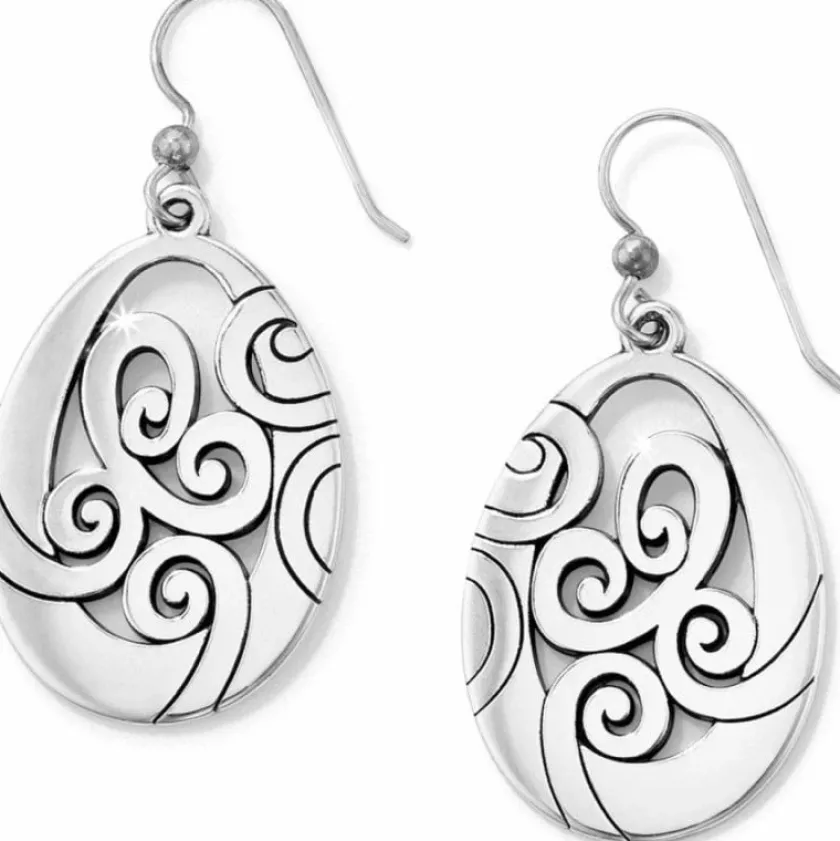 Brighton Mingle French Wire Earrings Silver New