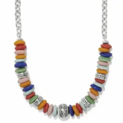 Brighton Mingle Medley Beaded Sphere Necklace Silver-Multi Online