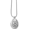 Brighton Mingle Necklace Silver Clearance