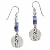 Brighton Mingle Shores Beaded Disc French Wire Earrings Silver-Blue Discount