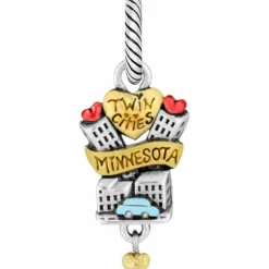 Brighton Minnesota Charm Silver-Gold Discount