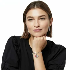 Brighton Mod Love Bracelet Silver-Red Discount