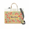 Brighton Mon Cheri East West Burlap Tote Multi Hot