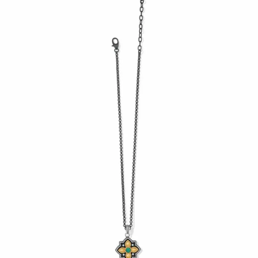 Brighton Monarch Joy Necklace Silver-Multi Fashion