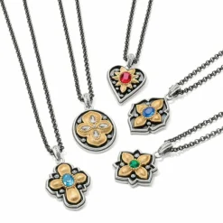 Brighton Monarch Joy Necklace Silver-Multi Fashion