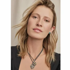 Brighton Monarch Joy Necklace Silver-Multi Fashion