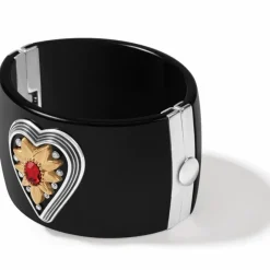 Brighton Monarch Love Hinged Bangle Black-Multi Outlet