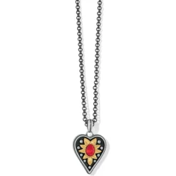 Brighton Monarch Love Necklace Silver-Multi Discount