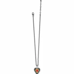 Brighton Monarch Love Necklace Silver-Multi Discount