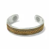 Brighton Monete Narrow Cuff Bracelet Silver-Gold Clearance