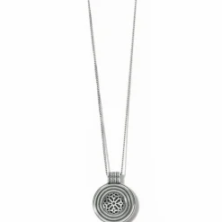 Brighton Monete Pendant Necklace Silver-Gold Sale