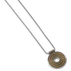Brighton Monete Ring Necklace Silver-Gold Sale