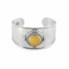 Brighton Monete Wide Cuff Bracelet Silver-Gold Best