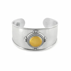 Brighton Monete Wide Cuff Bracelet Silver-Gold Best
