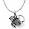 Brighton Monkeying Around Necklace Silver Best