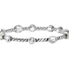 Brighton Monte Carlo Hinged Bangle Silver-Pearl Outlet