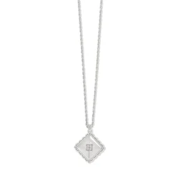 Brighton Mosaic Paseo Concho Necklace Silver-Blue Sale