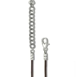 Brighton Mosaic Paseo Teardrop Necklace Silver Discount