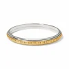 Brighton Mosaic Two Tone Bangle Silver-Gold Discount