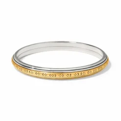 Brighton Mosaic Two Tone Bangle Silver-Gold Discount