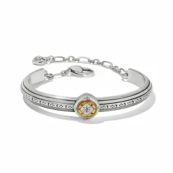 Brighton Mosaic Two Tone Bar Bracelet Silver-Gold Sale