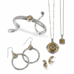 Brighton Mosaic Two Tone Bar Bracelet Silver-Gold Sale
