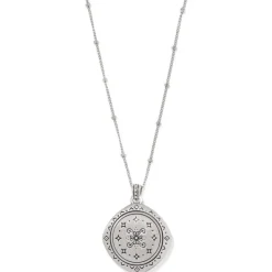 Brighton Mosaic Two Tone Pendant Necklace Silver-Gold Sale