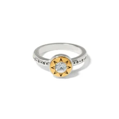 Brighton Mosaic Two Tone Ring Silver-Gold Hot
