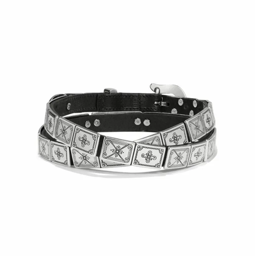 Brighton Mosaica Tile Belt Black New