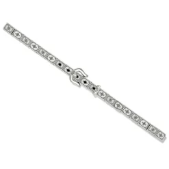 Brighton Mosaica Tile Belt Black New