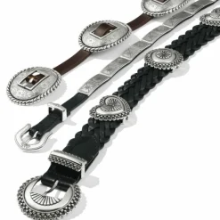 Brighton Mosaica Tile Belt Black New