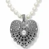 Brighton Mumtaz Pearl Necklace Silver-Pearl Online