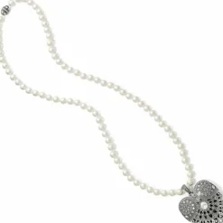 Brighton Mumtaz Pearl Necklace Silver-Pearl Online