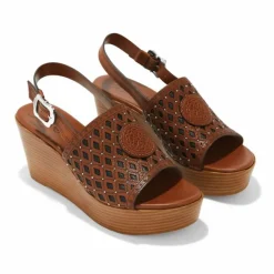 Brighton Muse Wedge Platforms Russet Fashion