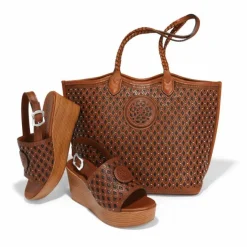 Brighton Muse Wedge Platforms Russet Fashion