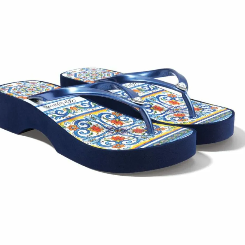 Brighton Museum Flip Flops Navy Best