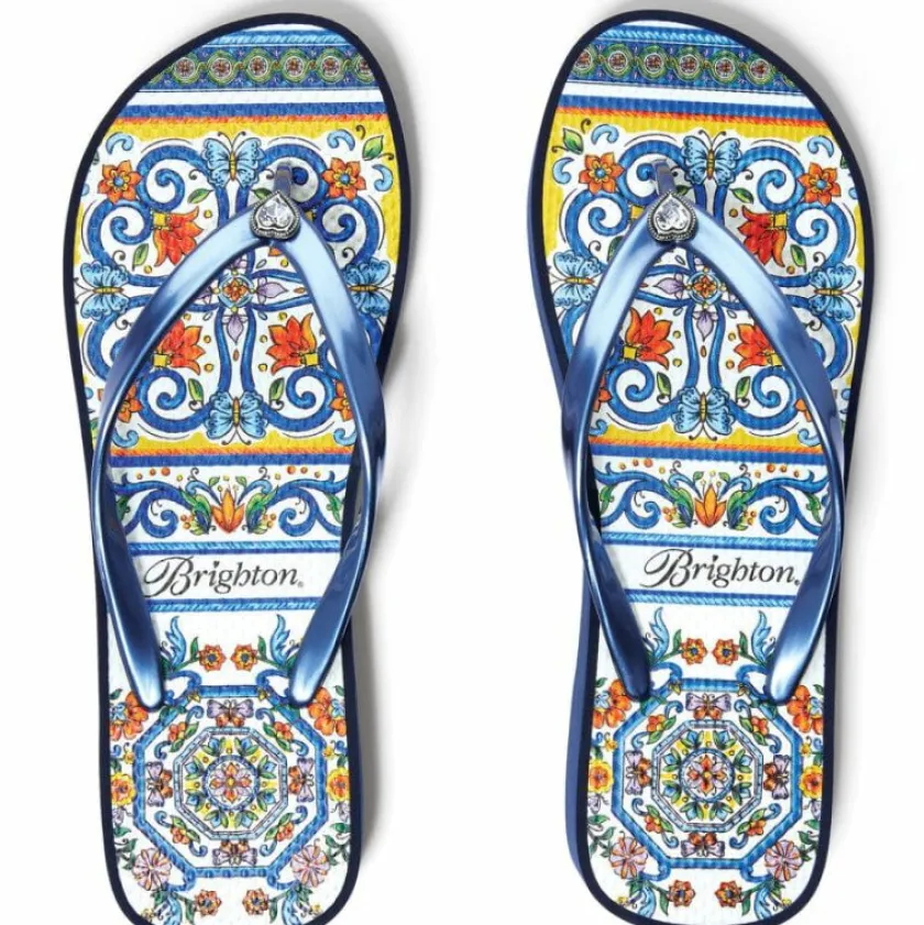 Brighton Museum Flip Flops Navy Best