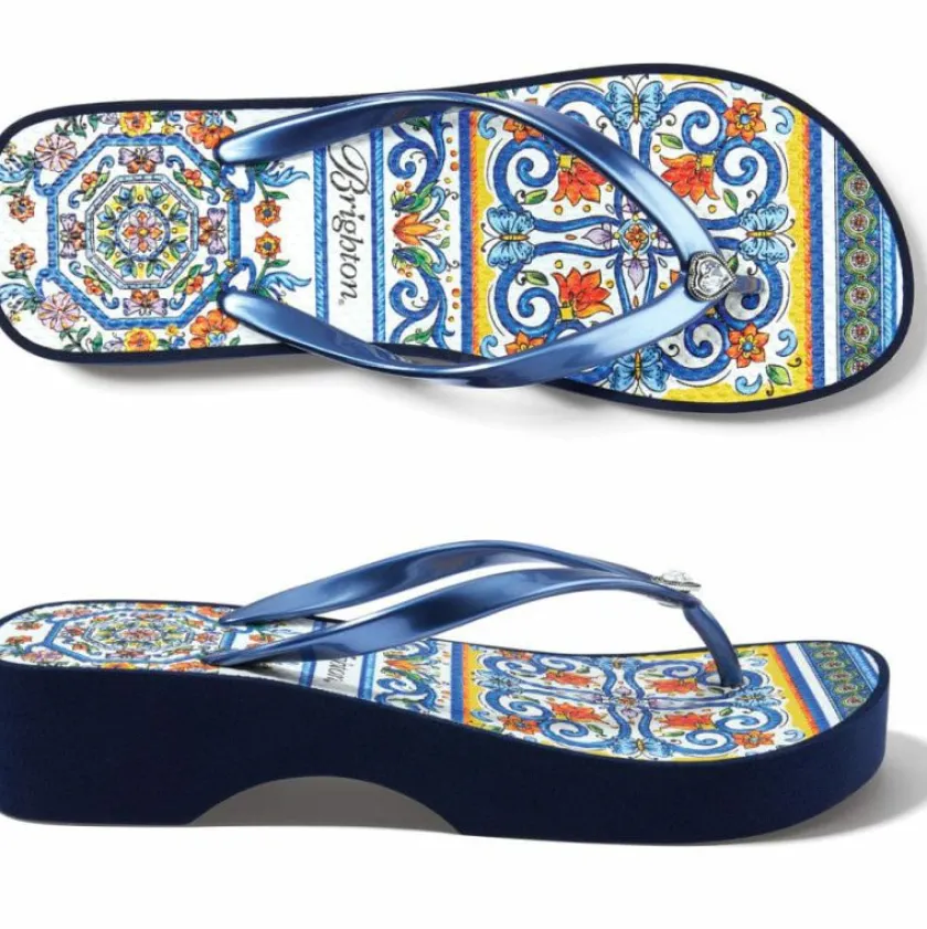 Brighton Museum Flip Flops Navy Best