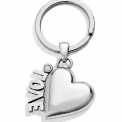Brighton My Love Key Fob Silver Clearance