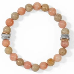 Brighton Neptune's Rings Blush Stretch Bracelet Pink Fashion