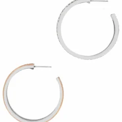Brighton Neptune's Rings Duo Large Hoop Earrings Silver-Gold Sale