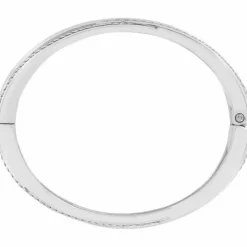 Brighton Neptune's Rings Narrow Hinged Bangle Silver-Gold Hot