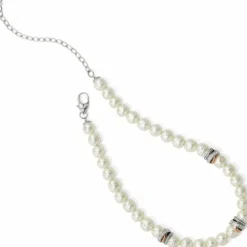 Brighton Neptune's Rings Pearl Short Necklace Cream Sale