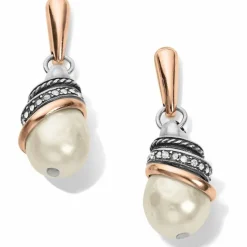 Brighton Neptune's Rings Pearl Teardrop Earrings Cream Sale