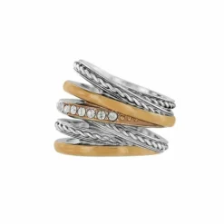Brighton Neptune's Rings Ring Silver-Gold Fashion